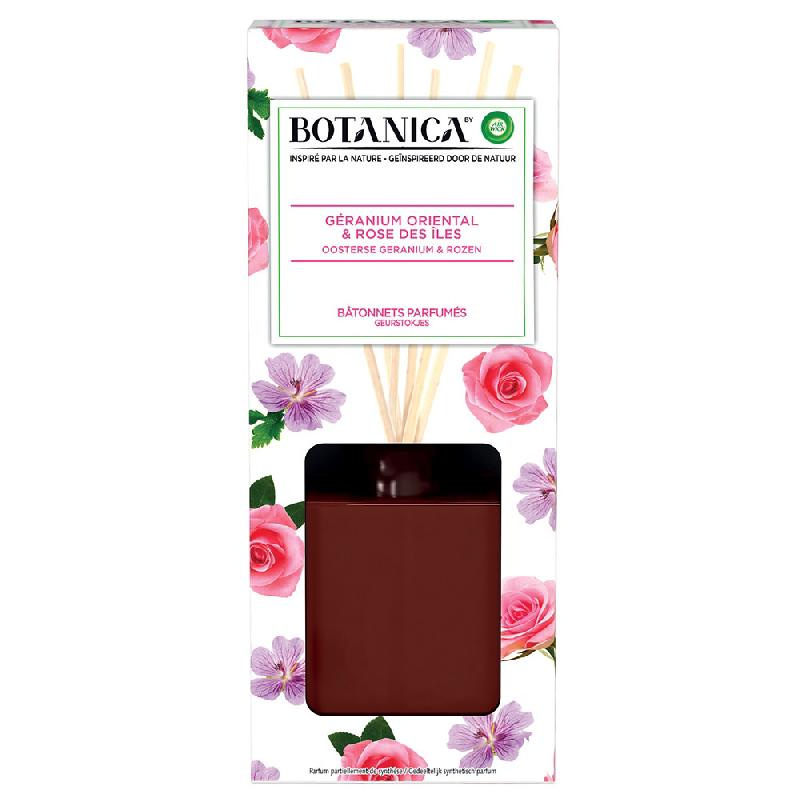 Batônnets parfumés Airwick Botanica rose des îles et géranium oriental 80 ml_0