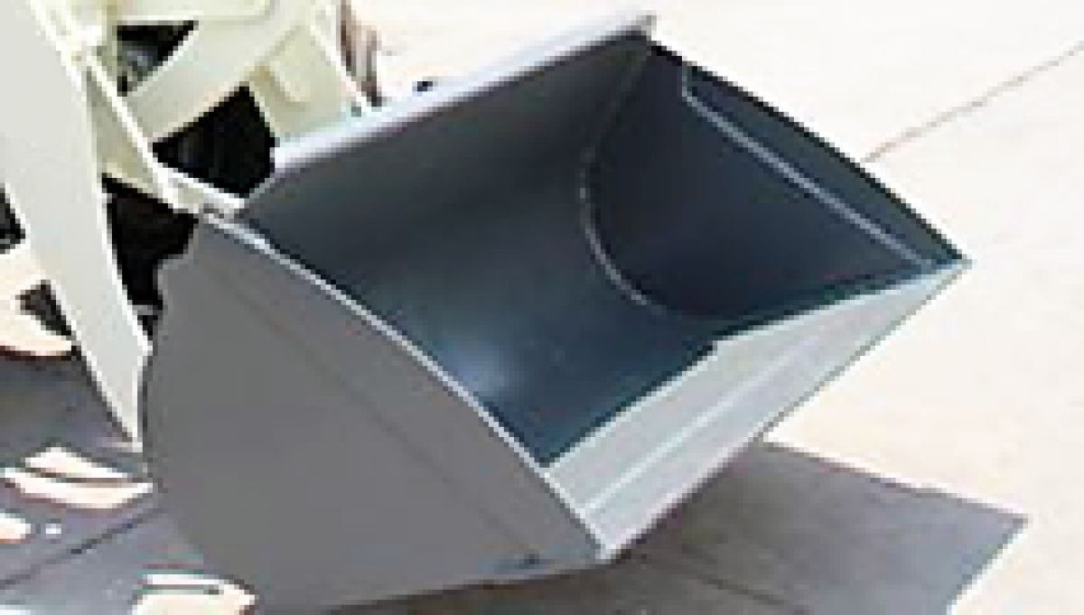 BEL42 - Benne sans dents pour le charge L1700 - Iesse - Largeur 1700 mm - Matériel léger, céréales, neige, sable_0