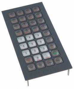 Clavier industriel durci à encastrer 36 touches - IP65 - Interface USB - Référence: KBM36F1USB_0