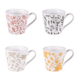 Coffret de 4 tasses Galehia 18 cl -  Multicolore Rond Grès Table Passion 10.7x7.7 cm - multicolore Grès 3106232781445_0
