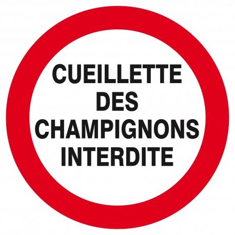 Cueillette des champignons interdite d.300mm TALIAPLAST | 622237_0