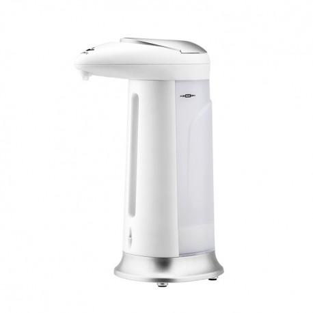 Distributeur automatique de savon, gel hydroalcoolique 330 ml gris et blanc soap dispenser auto dispenser_0