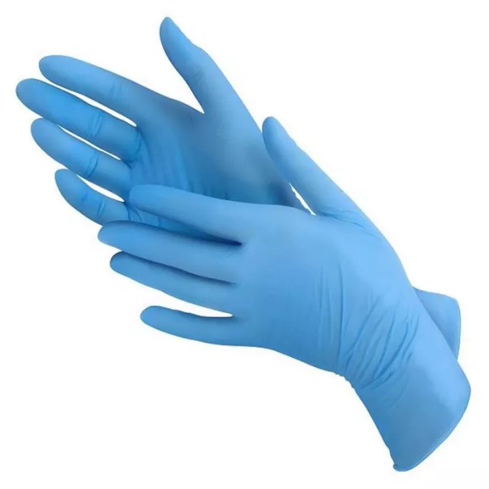 Gant Nitrile Non Poudre Bleu S_0