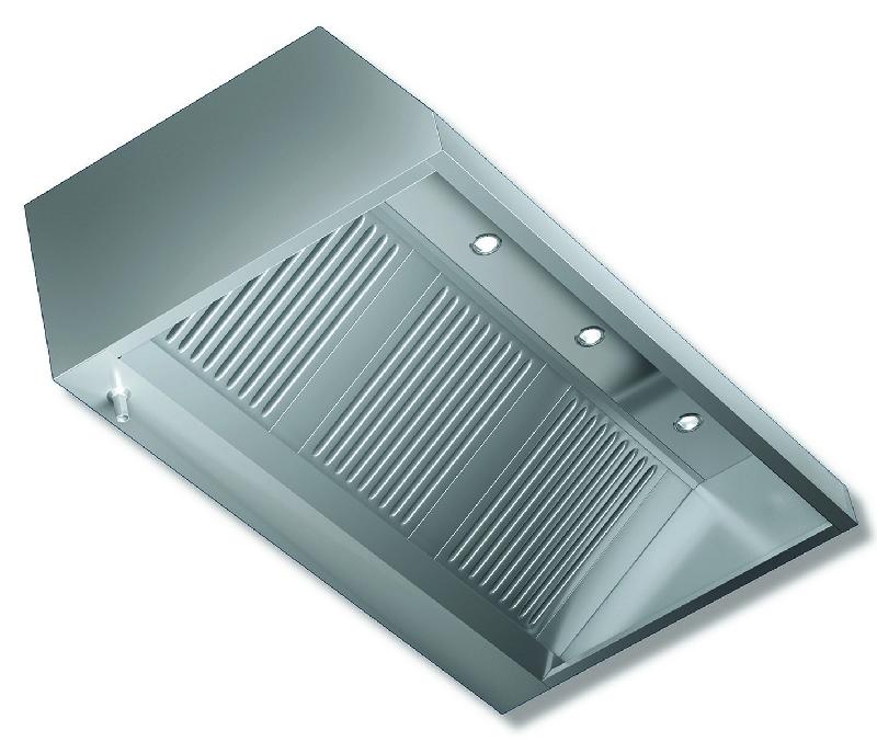 Hotte semi murale  1200x900 mm complète avec ventilateur, double aspiration et éclairage spot et roteur externe 1360 m3 par heure - DSMPPA 9/12_0