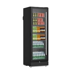Iarp Vitrine à boissons Bitter 42 Black - Porte vitrée full glass, 590x629x1817mm - Réfrigération ventilée - Noir_0