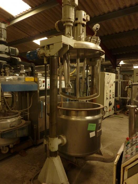 Mélangeur sous vide OLSA 300 litres d'occasion - double enveloppe - chauffage électrique_0
