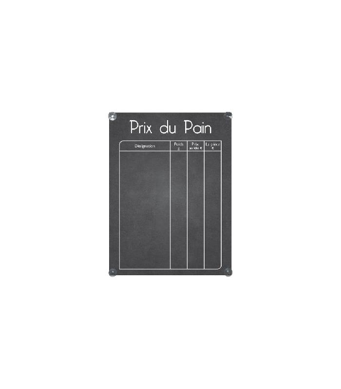 Panneau d'affichage - Format A1 avec fixation ventouses - Référence: REG841-PAIN-PV_0