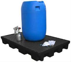 Plateforme de rétention 120 L PE recyclé - PFRP120/150ECO - modulable et résistante à la corrosion_0