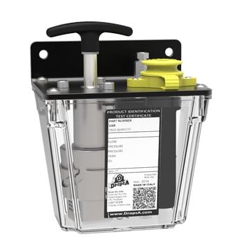 Pompe de lubrification manuelle - Dropsa - Jusqu'à 5 cm³ par cycle avec réservoir compact_0