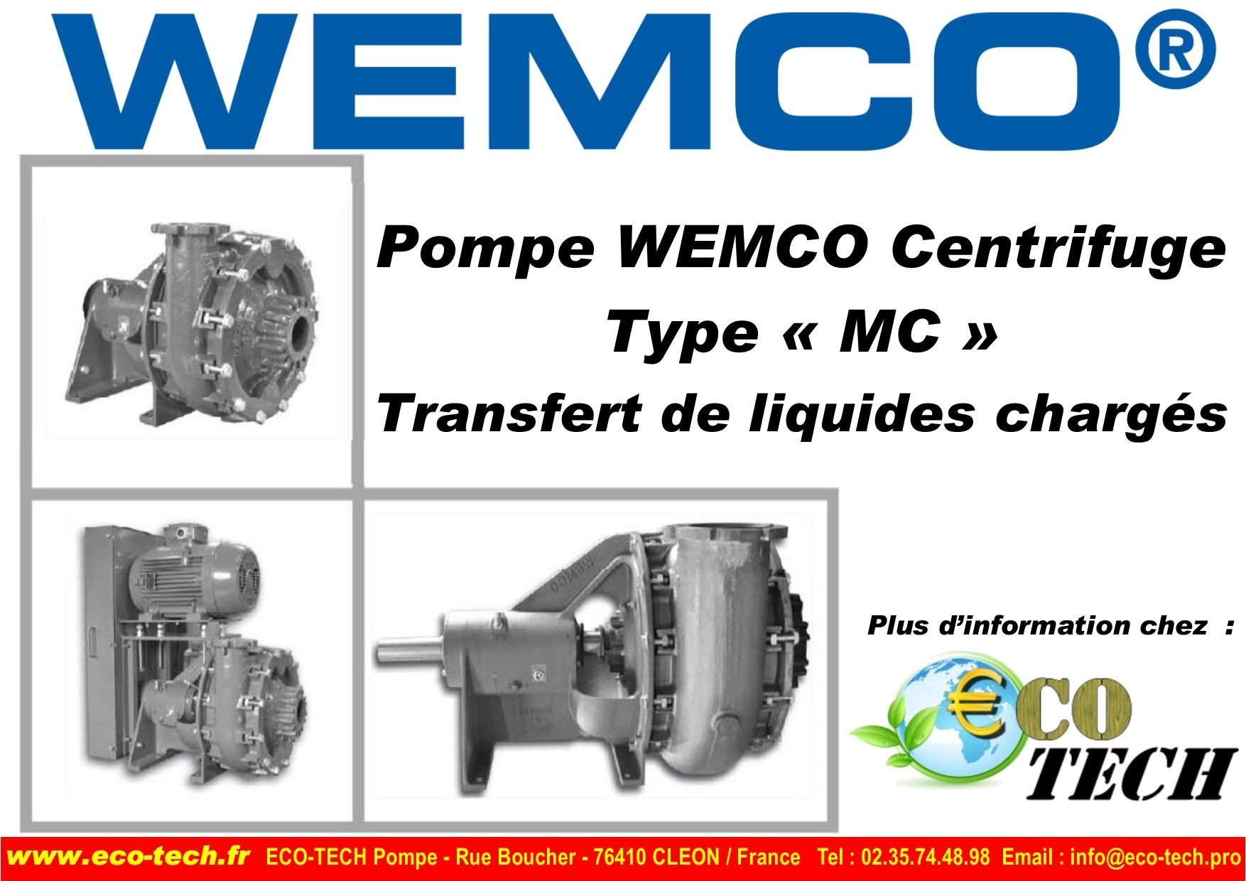 Pompe wemco type mc en france var vaucluse alpe-maritime_0