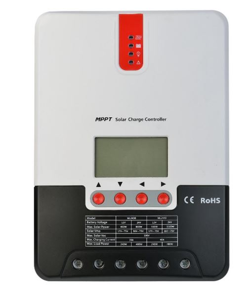 Régulateur de charge solaire 20a MPPT 12/24v SRNE_0