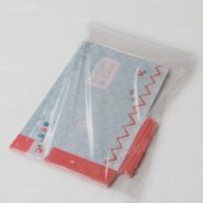 Sachet en plastique - enveloppe bulle - largeur 400 mm - fermeture ZIP - 50 microns_0
