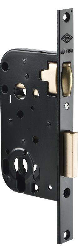 Serrure monopoint à larder multibat à rouleau noir axe 50mm bout carré – JPM - 290000-01-0b - 127528_0