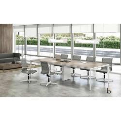 Table de réunion rectangulaire modèle X5 - Officity - Authentique et indispensable_0
