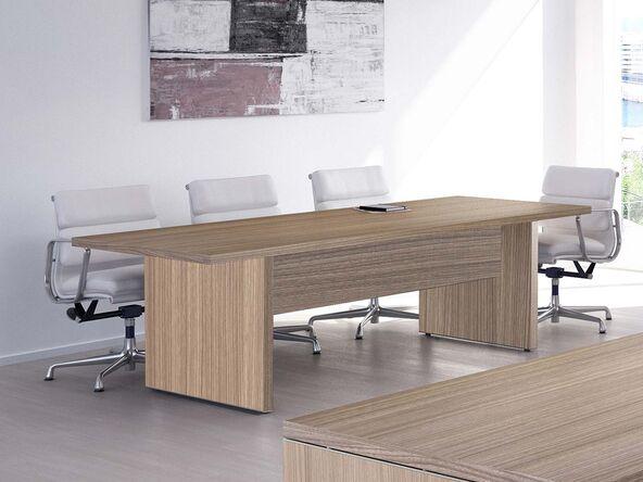 Table de réunion en bois mélaminé 38mm - 8 personnes - pas cher et en livraison express_0