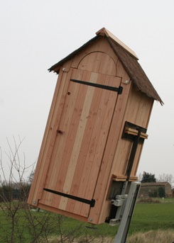 Toilette mobile autonome - 90 x 110 x 200 cm - Bois Douglas, démontable, étanche_1