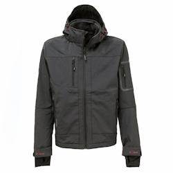 U-Power - Veste Softshell de travail grise foncée Stretch METROPOLIS Gris Foncé Taille M - M gris 8033546159781_0