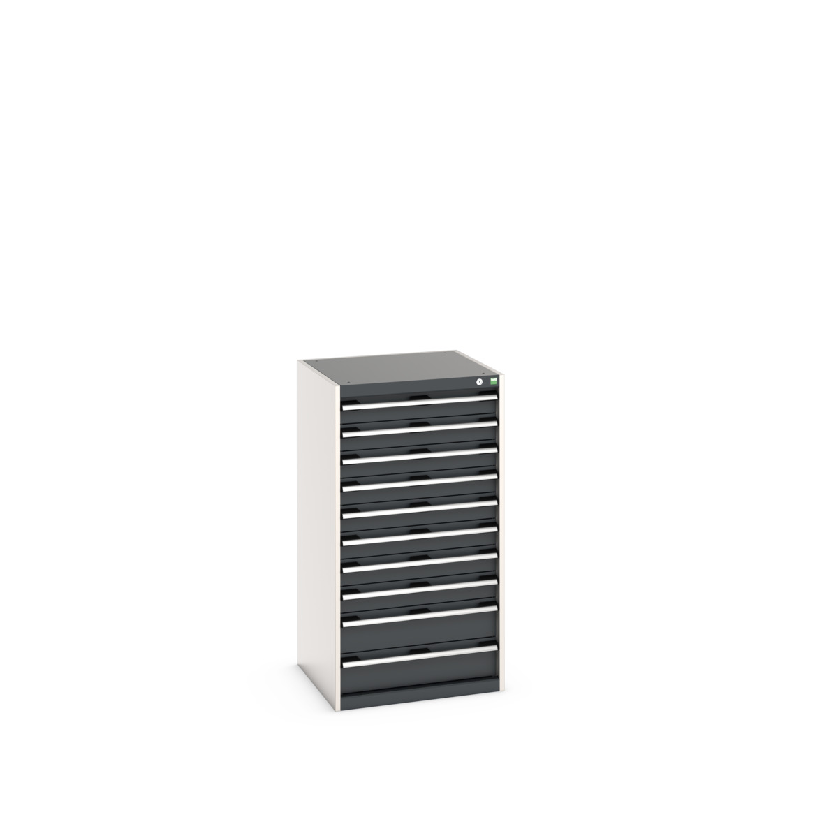 Armoire à tiroirs Cubio avec 10 tiroirs SL-6612-10.3 - 40019075_0