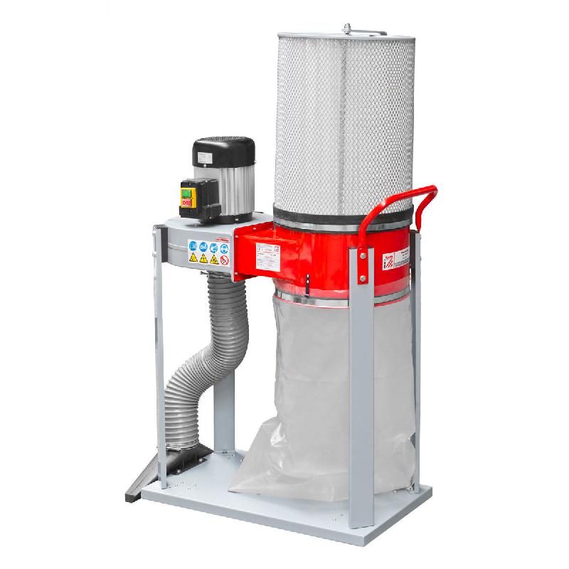 Aspirateur à copeaux pour bois Holzmann ABS1500FF - 400V - structure métallique et haute performance d'aspiration_0