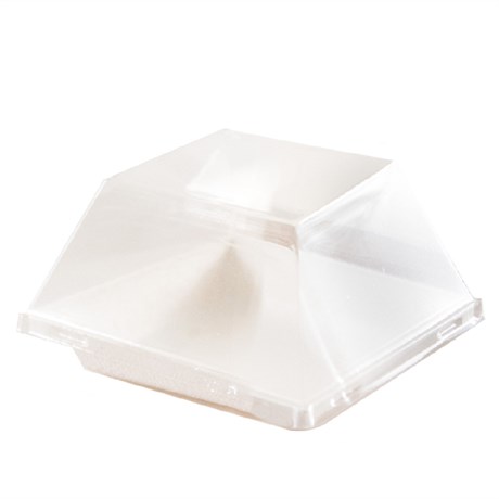 ASSIETTE BIONIC 13X13X1.5 CM CELLULOSE BLANC (VENDU PAR 800)