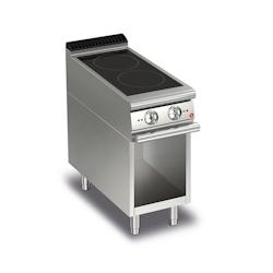 BARON Fourneau sur meuble   Induction 2 zones sur placard neutre   P700   7kW - 0652217757552_0