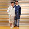 Blouse de travail en polypropylène - col chemisier - manches élastiquées - protection catégorie I_0