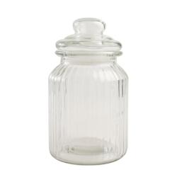 Bocal hauteur 19 cm Optic en verre -  Transparent Rond Verre T&g Woodware - transparent verre 5013338130023_0