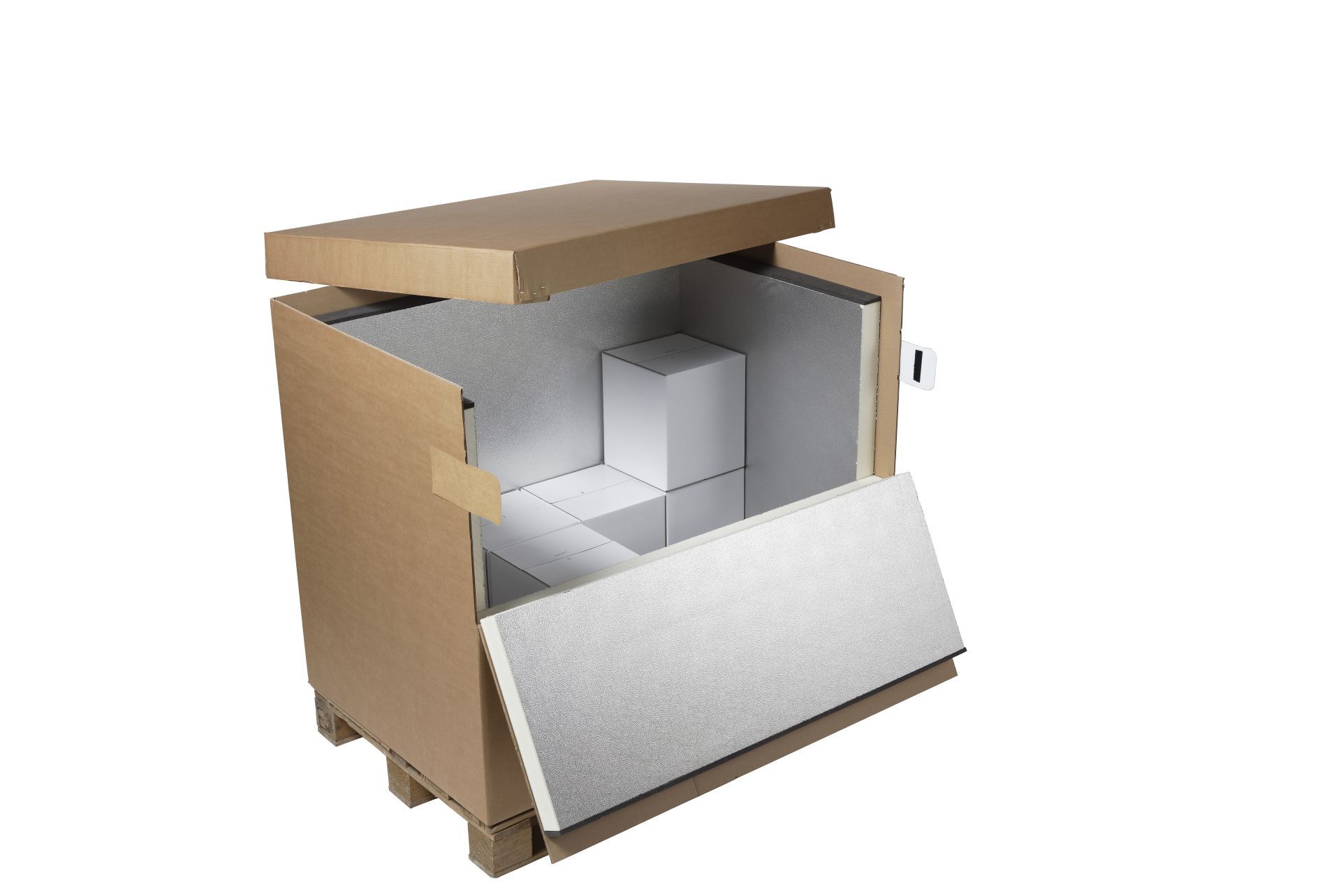 Box-Pallet® 610L isotherme - Structure en polyuréthane - Transport de produits thermosensibles_1