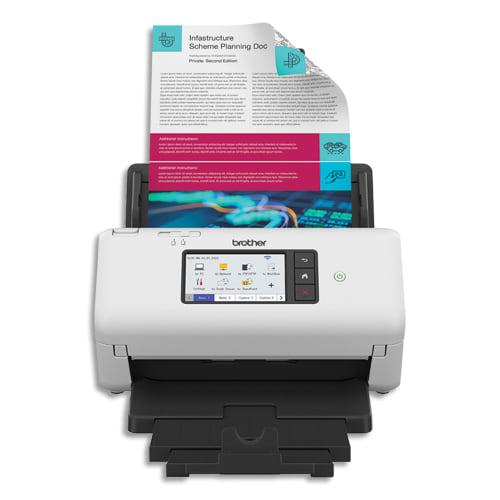 Scanner Brother ADS-4700WRE1 - Numérisation recto-verso 80 ipm - Écran tactile 10,9 cm - ADF 80 feuilles_0