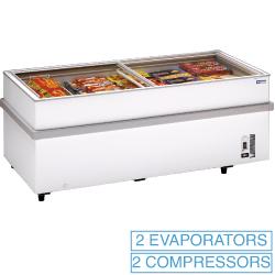 Conservateur panoramique pour surgelés VT150E/N - 2 compresseurs - 1 température - T° -15° à -23°_0