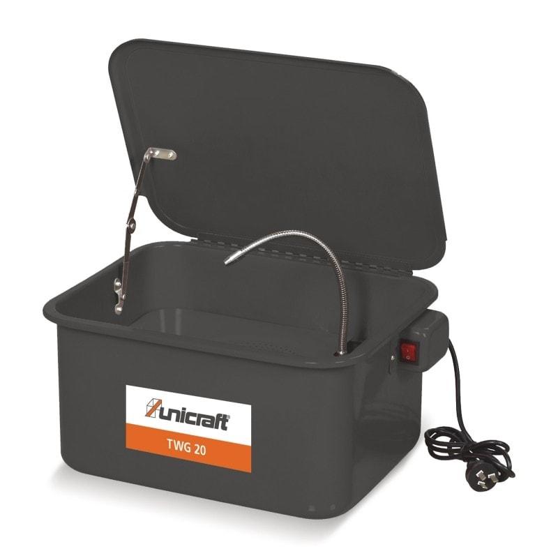 Fontaine de dégraissage Unicraft TWG 20 - Cabine de lavage pour pièces mécaniques - Débit 3,3 l/min_0