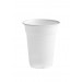 Gobelet plastique blanc - 20cl - recyclable - fabrication française - usage chaud et froid_0