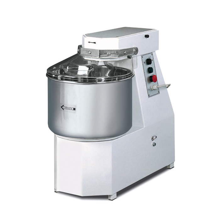 Pétrin à spirale ZSP25 - cuve 32L, 1 vitesse, Tri 400V - capacité 25 kg de pâte_0