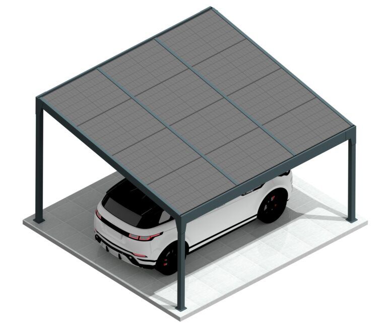 Pergola photovoltaïque autoportante_0