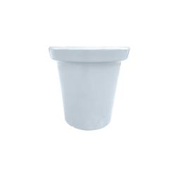 PLAST'UP ROTOMOULAGE Pot de fleurs rond xxl delight 75l - BLANC - blanc 0036336944909_0