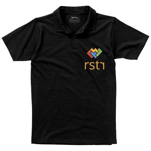 Polo en jersey manches courtes pour homme Let 33102991 - 100% coton, 180 g/m², col et coutures assortis_0
