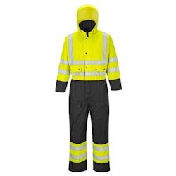 Portwest - Combinaison Contrast matelassée HV Jaune / Noir Taille 5XL - XXXXXL jaune 5036108293513_0