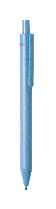 Stylo bille écologique - plastique paille de blé - encre bleue_0