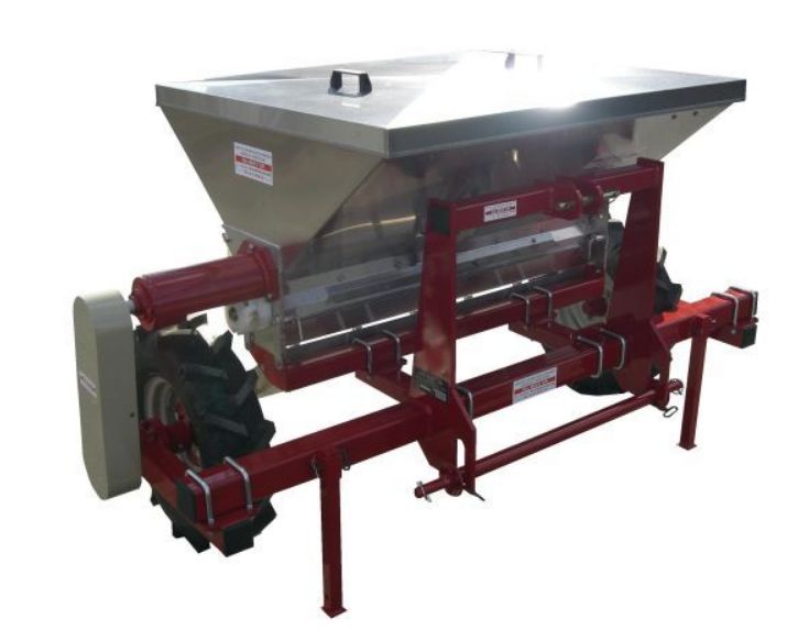 Distributeur d'engrais type ATP - Huet 2 m - capacité 300 L - cuve inox avec attelage 3 points_0