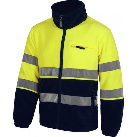 Veste polaire bicolore réfléchissante - workteam_0