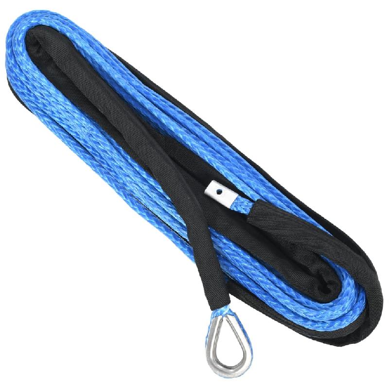 Vidaxl corde de treuil bleu 9 mm x 26 m 210459_0