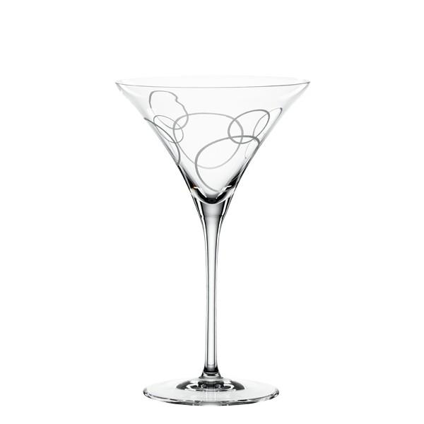 2 coupes de cristal à cocktail Martini - Collection Signature Drinks - Design Cercles_0