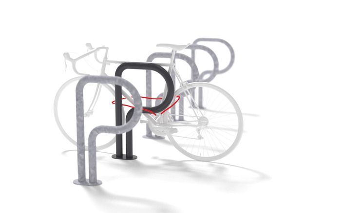 Arceau urbain bikepark en acier galvanisé - mmcité 1 a.S._0