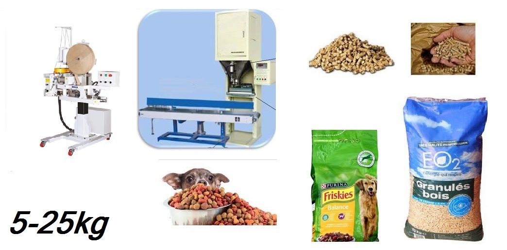 Banc d'ensachage à gueule ouverte - Trémie inox 280L - Dosage 5-50kg - Cadence 300-450 sacs/h_1