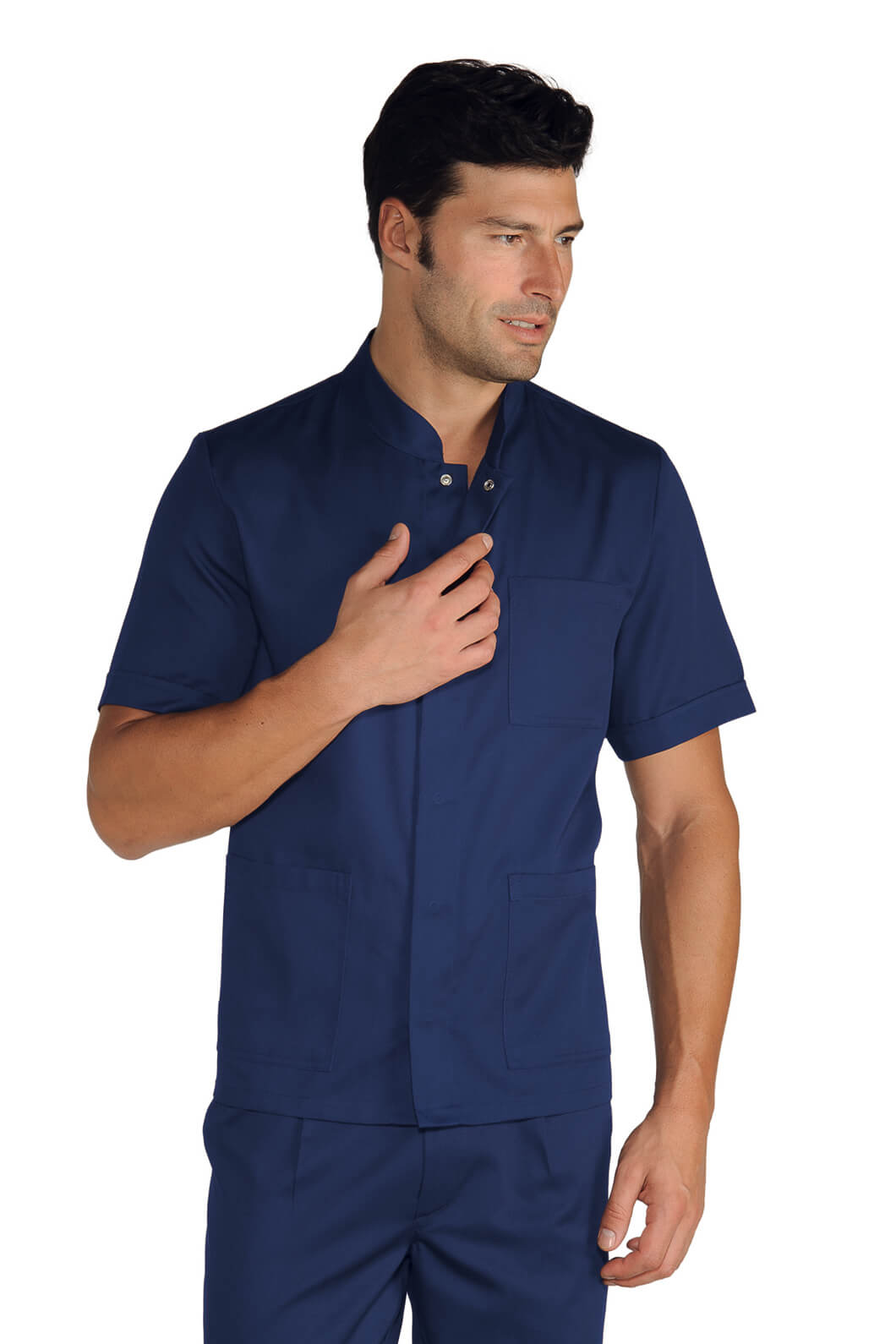 BLOUSE MÉDICALE MANCHES COURTES POUR HOMME