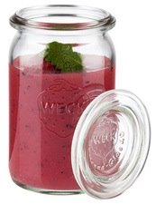 BOCAL WECK AVEC COUVERCLE, FORME CYLINDRIQUE, 145 ML,X12