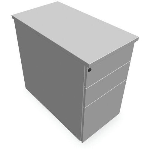 CAISSON 3 TIROIRS P.80CM L.432CM H.73CM BLANC/BLANC - EOL