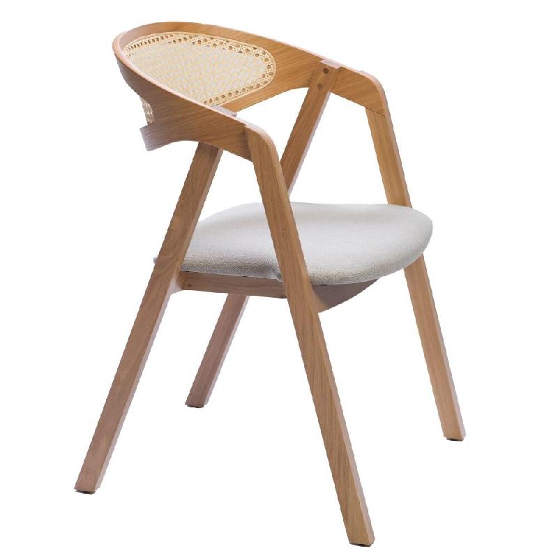 Chaise Anna Seattle Toffee -  Marron Autre Bois Amadeus - marron Bois massif 3520071980218_0