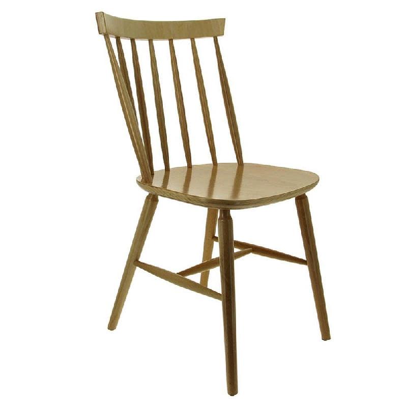 Chaise d'intérieur Nancy en bois finition naturelle - par 2_0
