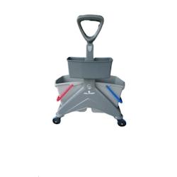 Chariot onefred gris 2 seaux 15l - 8053342060449_0